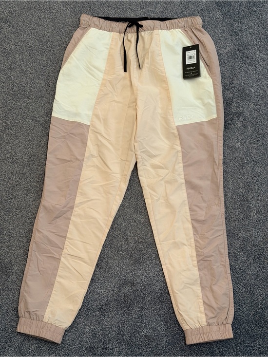RVCA Pants - RVCA Women’s Two-Tone Beige Jogger Pants